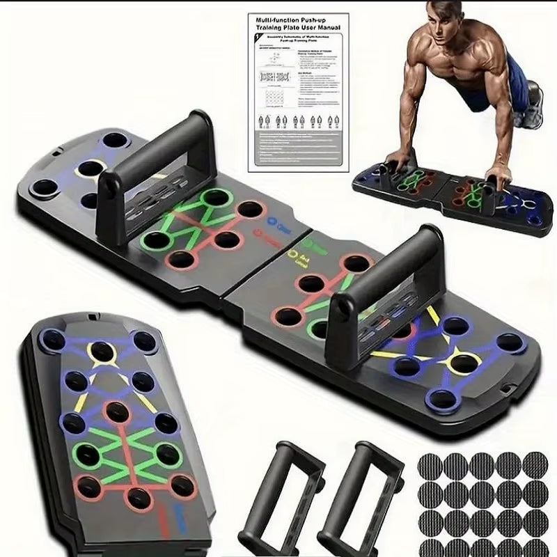 Solid Push up Board Home Workout Equipment Multi-Functional Pushup Stands System Fitness Floor Chest Muscle Exercise Professiona