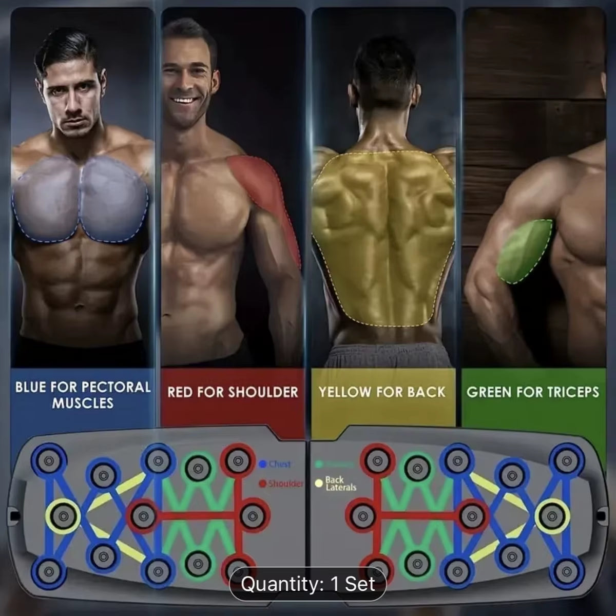 Solid Push up Board Home Workout Equipment Multi-Functional Pushup Stands System Fitness Floor Chest Muscle Exercise Professiona
