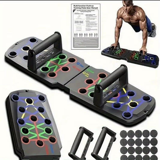 Solid Push up Board Home Workout Equipment Multi-Functional Pushup Stands System Fitness Floor Chest Muscle Exercise Professiona